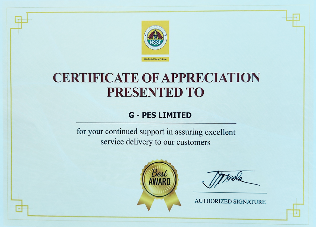 G-PES Limited Received Awards for Excellent service delivery